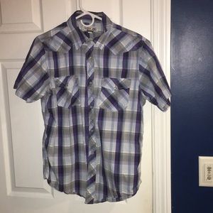 Patterned button down
